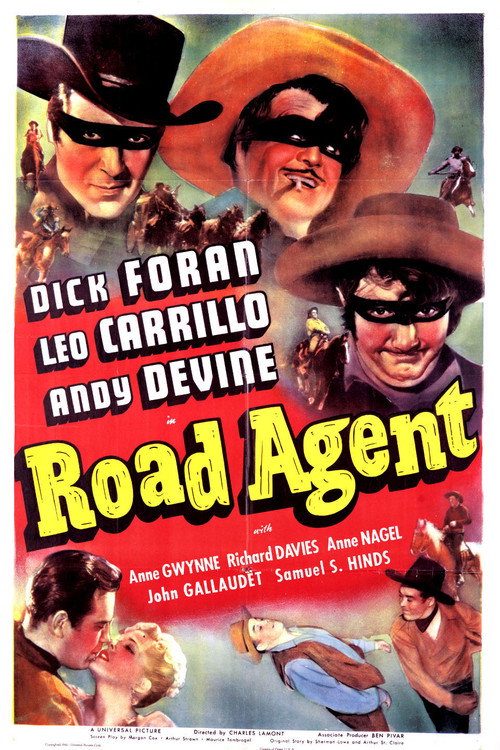 Movie poster for Road Agent (1941)