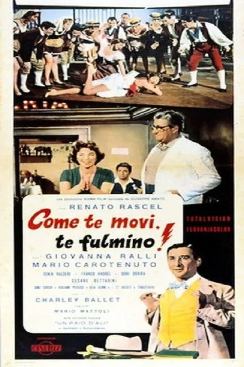 Movie poster for Move and I'll Shoot (1958)