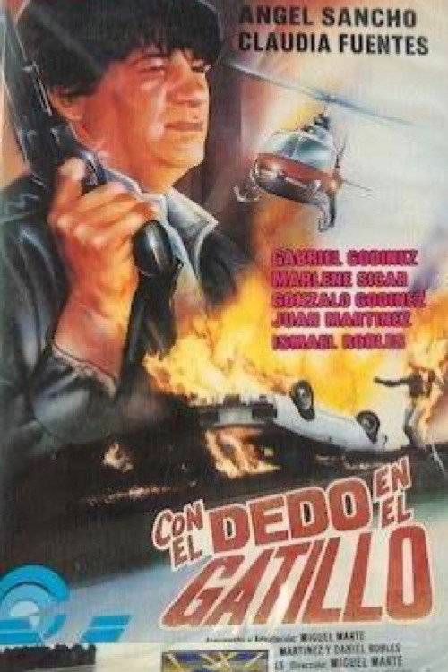 Movie poster for Con el dedo en el gatillo (1992)