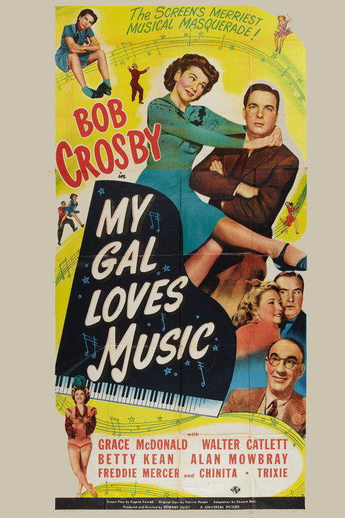 Movie poster for My Gal Loves Music (1944)