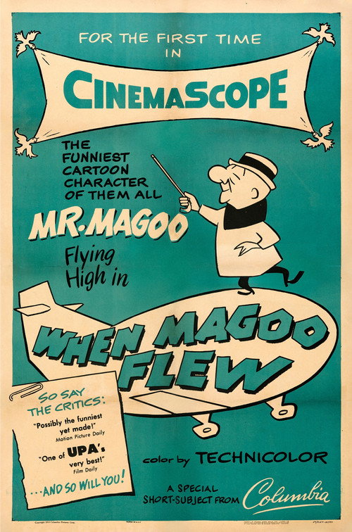 Movie poster for When Magoo Flew (1954)