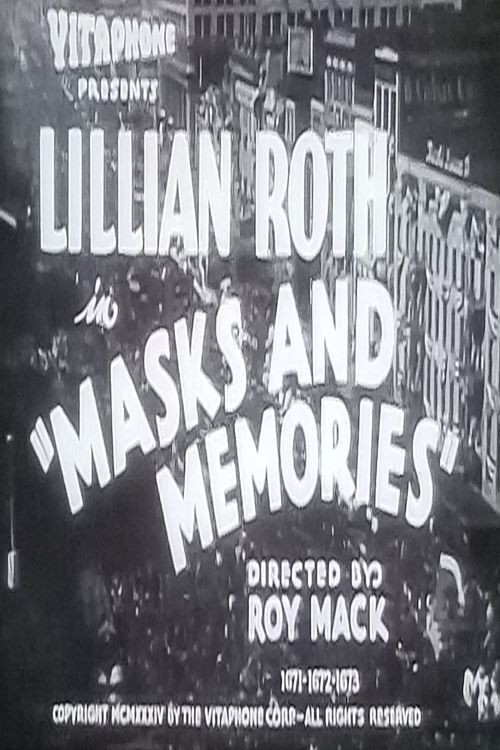 Movie poster for Masks and Memories (1934)
