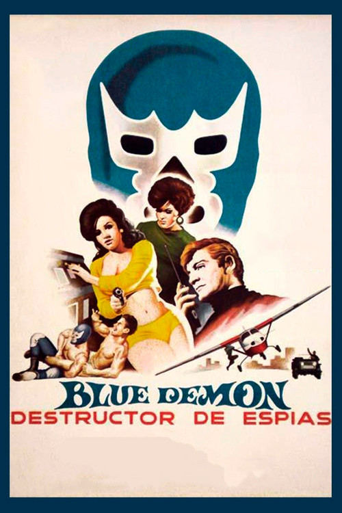 Movie poster for Blue Demon: Destructor of Spies (1968)