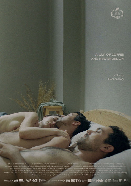 Movie poster for A Cup of Coffee and New Shoes On (2022)