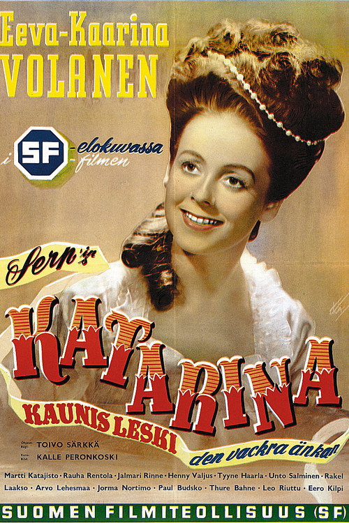 Movie poster for Katarina kaunis leski (1950)