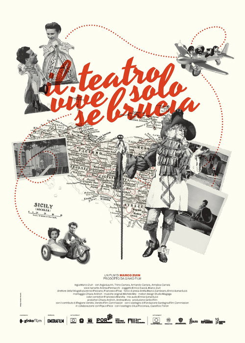 Movie poster for The Theatre Lives Only When It Burns (2023)