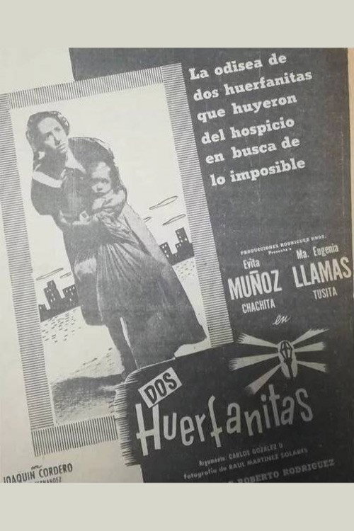Movie poster for Las dos huerfanitas (1950)