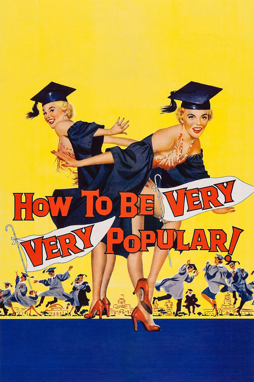 Movie poster for How to Be Very, Very Popular (1955)