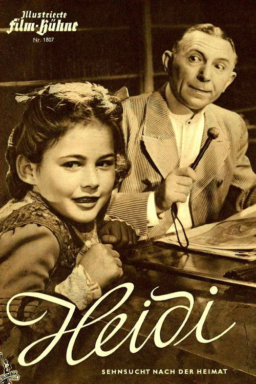 Movie poster for Heidi (1952)