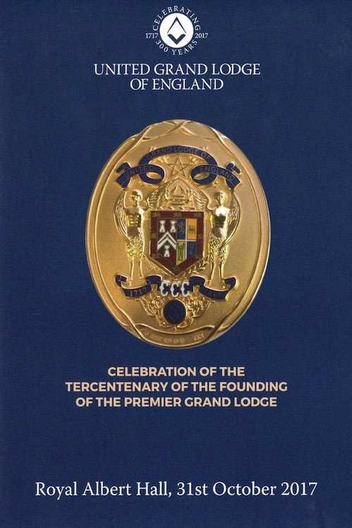 Movie poster for Celebration of the Tercentenary of the Founding of The Premier Grand Lodge (2017)