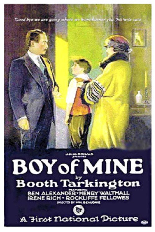 Movie poster for Boy of Mine (1923)