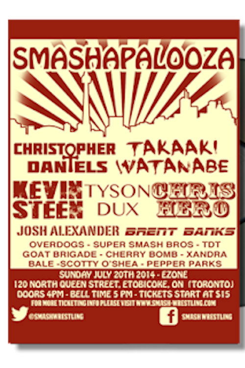Movie poster for Smash Wrestling Smashapalooza 2014 (2014)