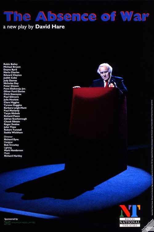 Movie poster for The Absence of War (1995)