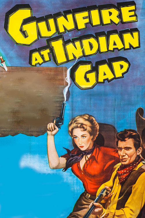 Movie poster for Gunfire at Indian Gap (1957)