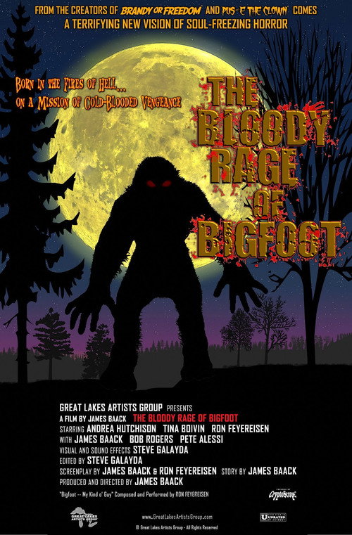 Movie poster for Bloody Rage of Bigfoot (2010)