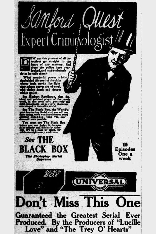 Movie poster for The Black Box (1915)