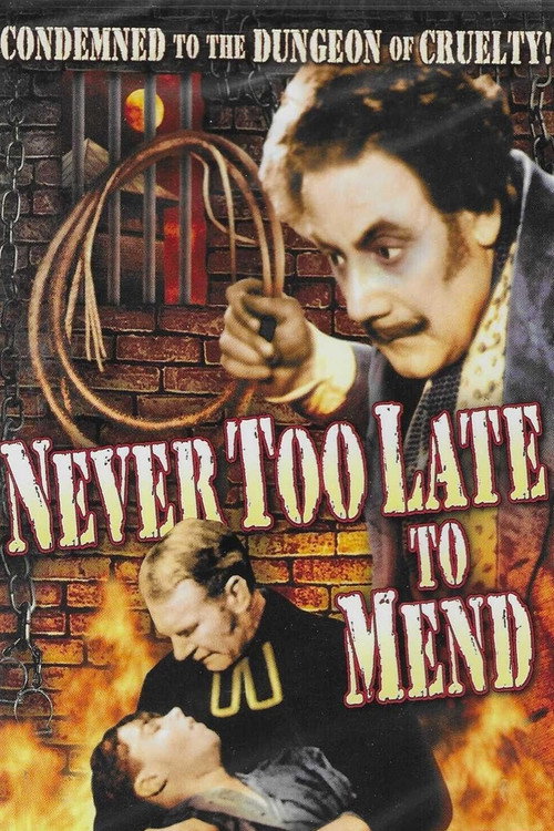 Movie poster for It's Never Too Late to Mend (1937)