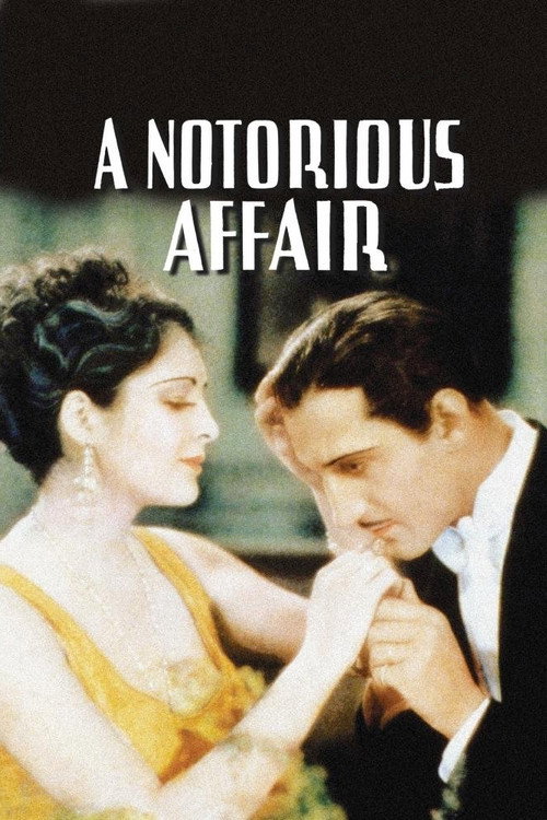 Movie poster for A Notorious Affair (1930)