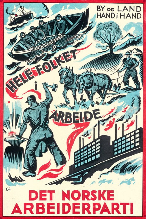 Movie poster for By og land hand i hand (1937)
