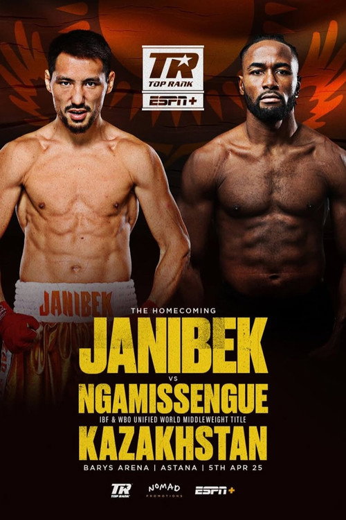 Movie poster for Janibek Alimkhanuly vs. Anauel Ngamissengue (2025)