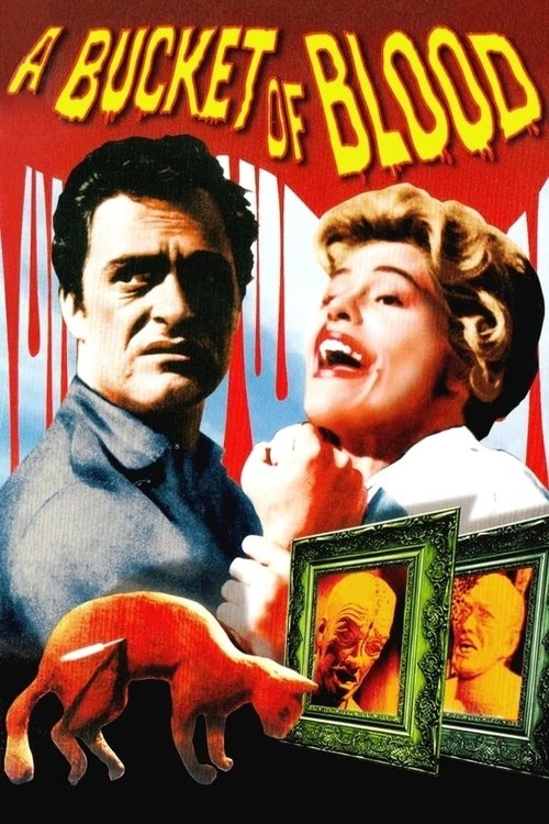 Movie poster for A Bucket of Blood (1959)