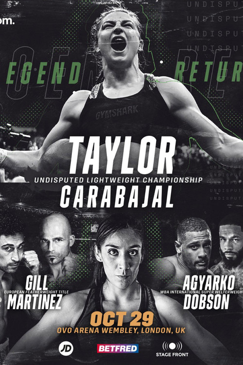 Movie poster for Katie Taylor vs. Karen Elizabeth Carabajal (2022)