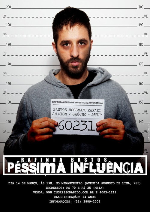 Movie poster for Rafinha Bastos – Péssima Influência (2015)