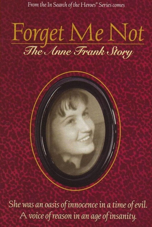 Movie poster for Forget Me Not: The Anne Frank Story (1996)