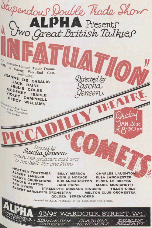 Movie poster for Comets (1930)