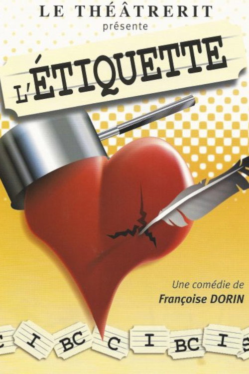 Movie poster for L'étiquette (1986)
