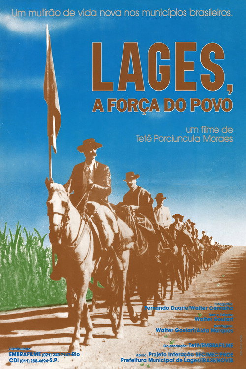 Movie poster for Lages, a Força do Povo (1982)