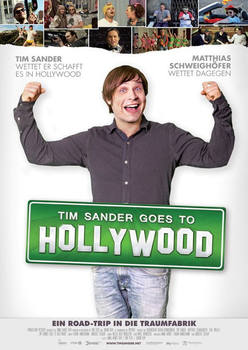 Movie poster for Tim Sander goes to Hollywood (2012)
