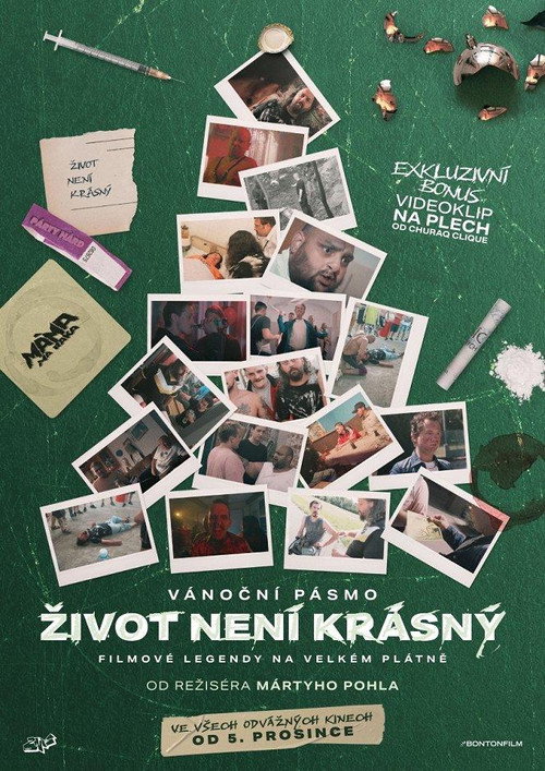 Movie poster for Vánoční pásmo Život není krásný (2024)