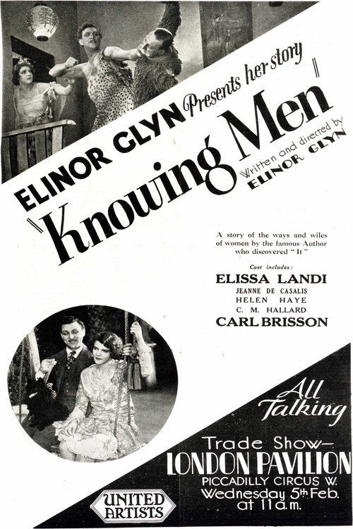 Movie poster for Knowing Men (1930)