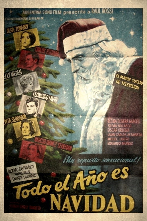 Movie poster for Todo el año es Navidad (1960)