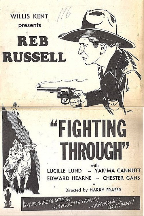 Movie poster for Fighting Thru (1934)