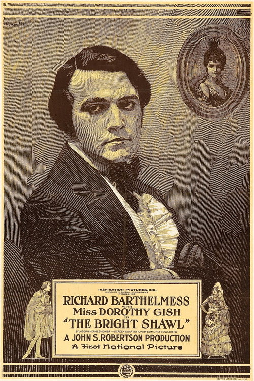 Movie poster for The Bright Shawl (1923)
