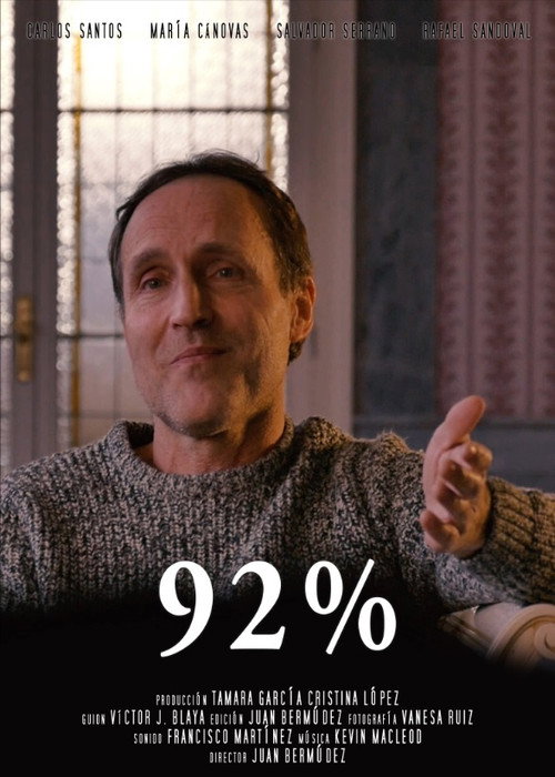 Movie poster for 92% (2017)