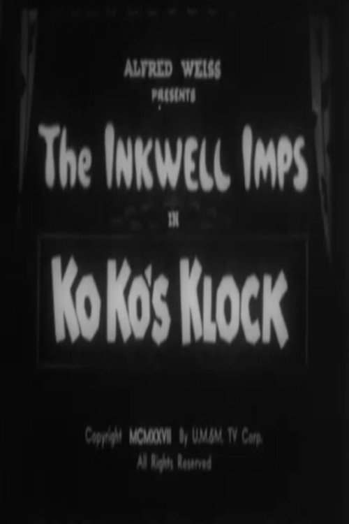 Movie poster for KoKo's Klock (1927)