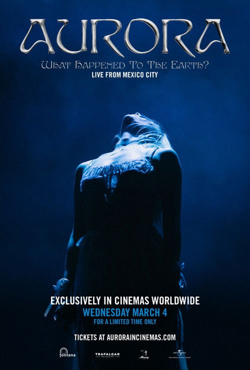 Movie poster for AURORA: What Happened to the Earth? Live From Mexico City (2026)