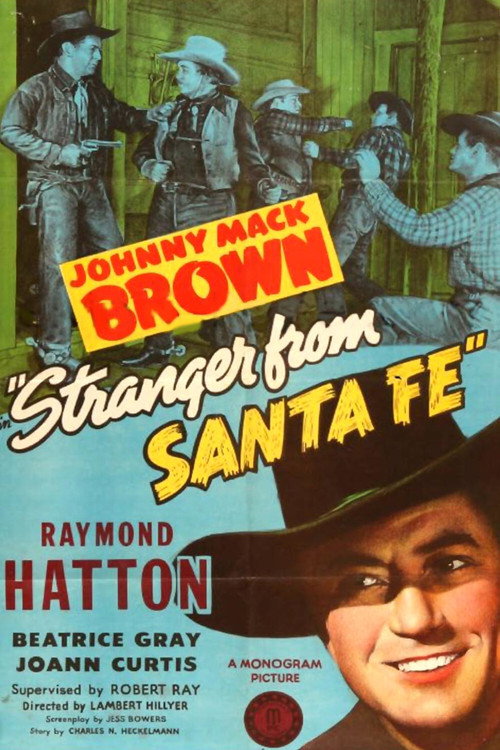 Movie poster for Stranger from Santa Fe (1945)