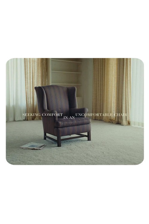 Movie poster for Seeking Comfort In An Uncomfortable Chair (2023)