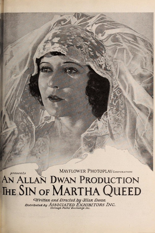 Movie poster for The Sin of Martha Queed (1921)