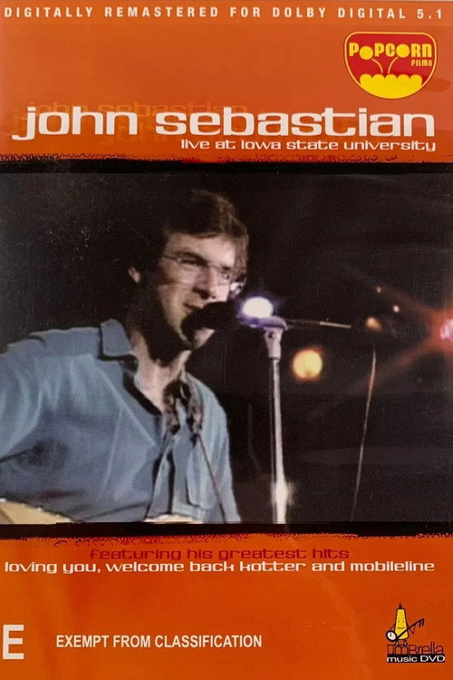 Movie poster for John Sebastian - Live at Iowa State University (2008)