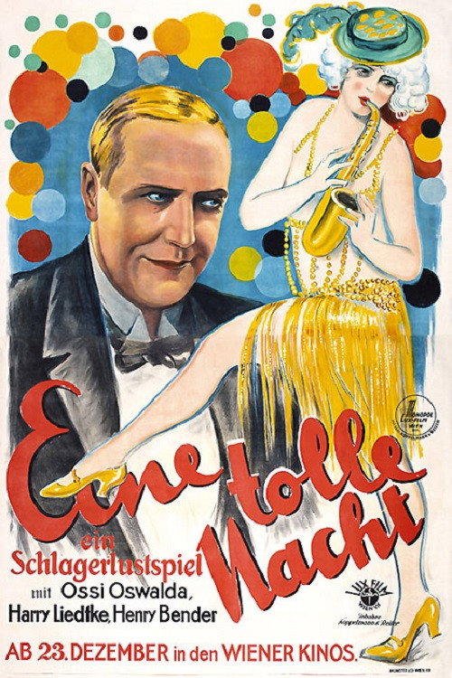 Movie poster for A Crazy Night (1927)