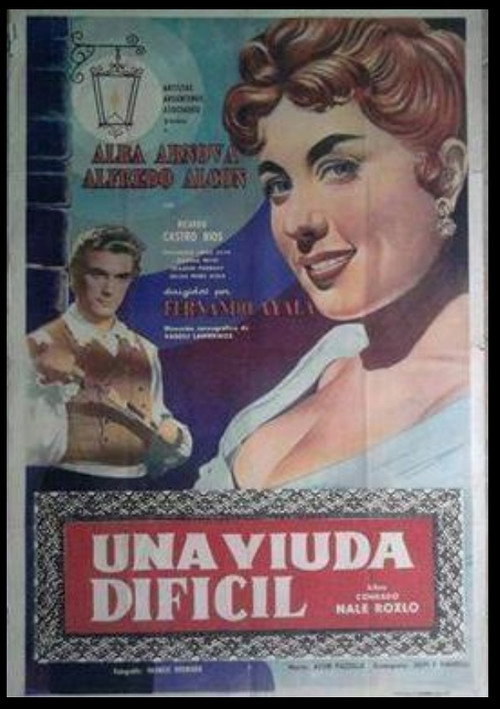 Movie poster for A Difficult Widow (1957)