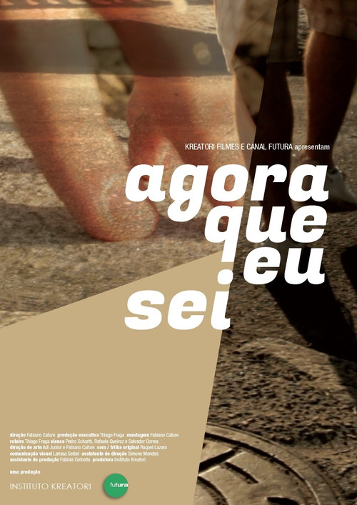 Movie poster for Agora Que Eu Sei (2016)
