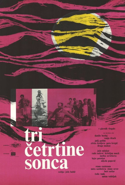 Movie poster for Three Quarters of the Sun (1959)