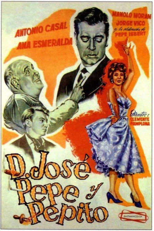 Movie poster for Don José, Pepe y Pepito (1961)