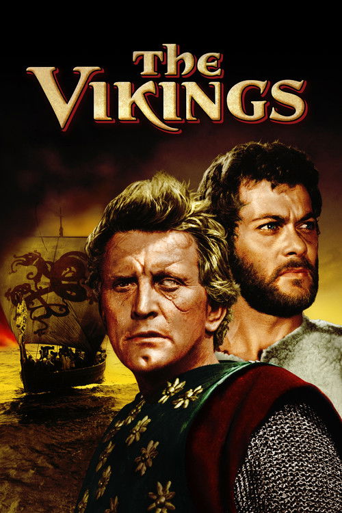 Movie poster for The Vikings (1958)